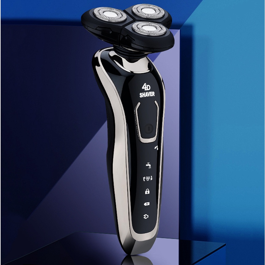 Máy cạo râu đa năng 3 lưỡi kép SHANEN, cạo sạch, êm, sạc pin nhanh, chống nước, SHANEN OFFICIAL