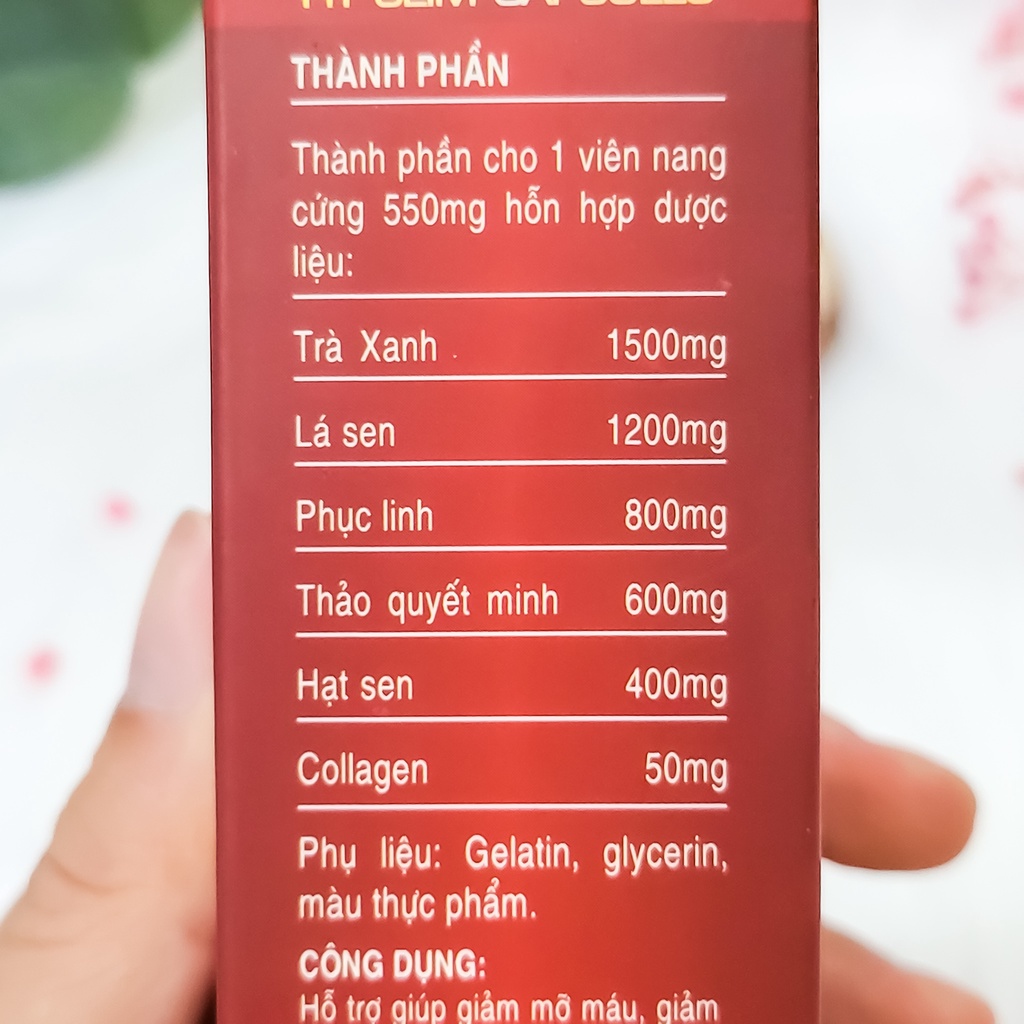 Viên uống giảm cân, giảm béo tan mỡ bụng an toàn Fit chính hãng nhà thuốc hộp 30 viên Domi
