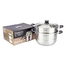 Nồi Hấp 2 Tầng Bằng Inox 304 Lock&Lock LLH1262 26cm