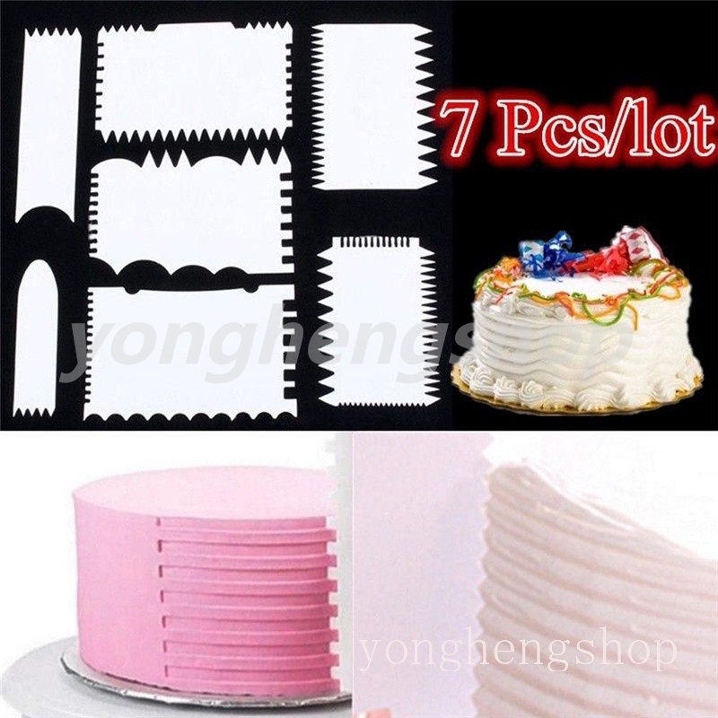 Set 7 dụng cụ chà láng bánh kem tiện lợi