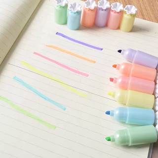Set 6 Bút Dạ Quang Mini Viên Kẹo