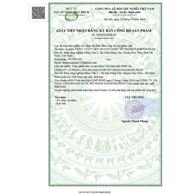 Viên HÀU BIỂN DMP - Bổ thận nam, tráng dương, tăng cường chức năng sinh lý nam giới - Hộp 30 viên