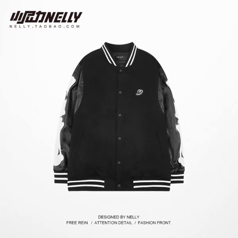 Áo khoác nelly chất dày dặn tay da sale (có sẵn) 3 | BigBuy360 - bigbuy360.vn