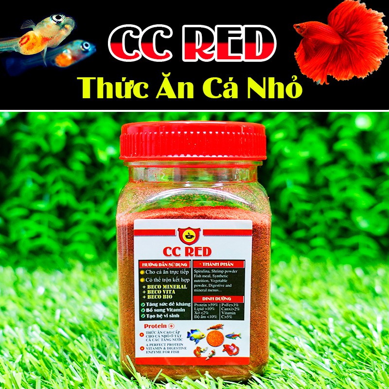 Thức ăn Cao Cấp dành cho 7 Màu và Betta | Cám CC Red 🦐