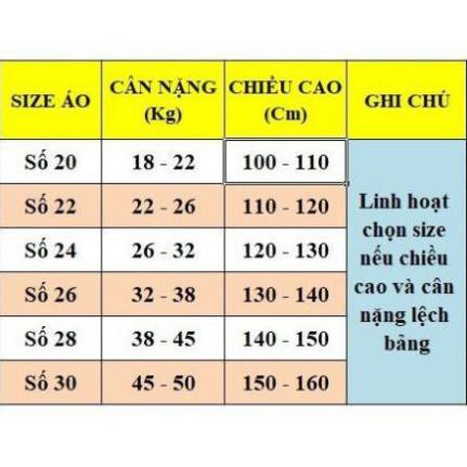 Quần Áo Trẻ Em Real Trắng Xanh Thấm Mồ Hôi Cực Mát - Đồ Thể Thao Trẻ Em