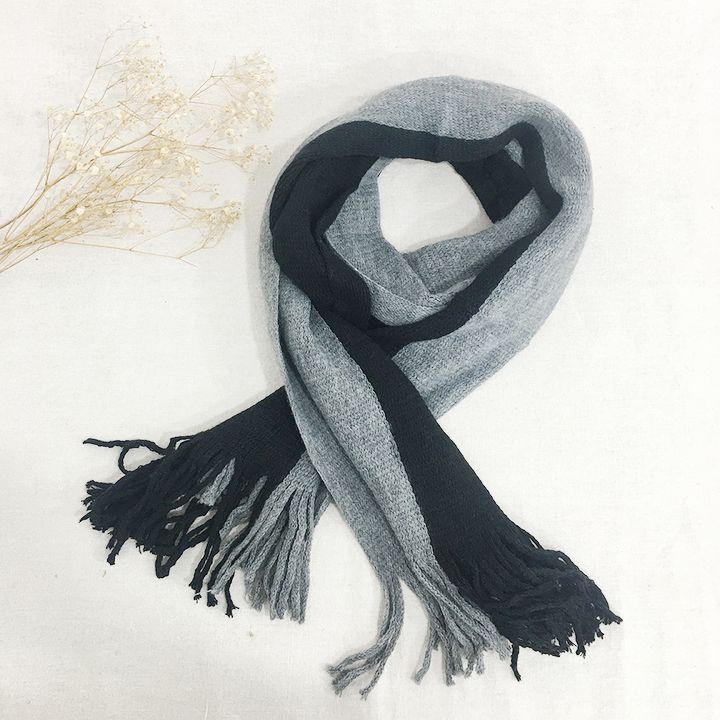 Khăn Chất Len Dạ Cashmere Pha Màu Style Hàn Quốc Dành Cho Cả Nam Và Nữ-Sale giá cực sốc- BBGGwelike