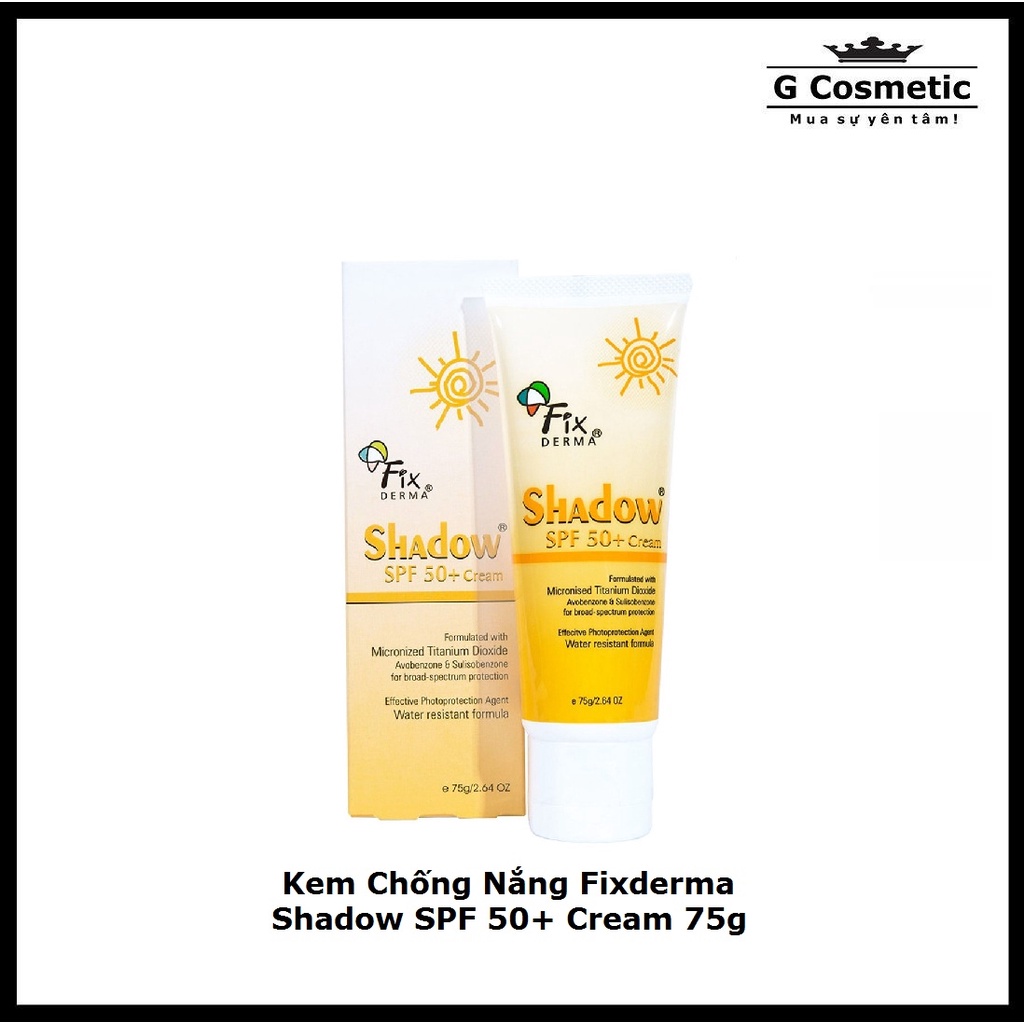 Kem Chống Nắng Fixderma Shadow SPF 50+ Cream 75g