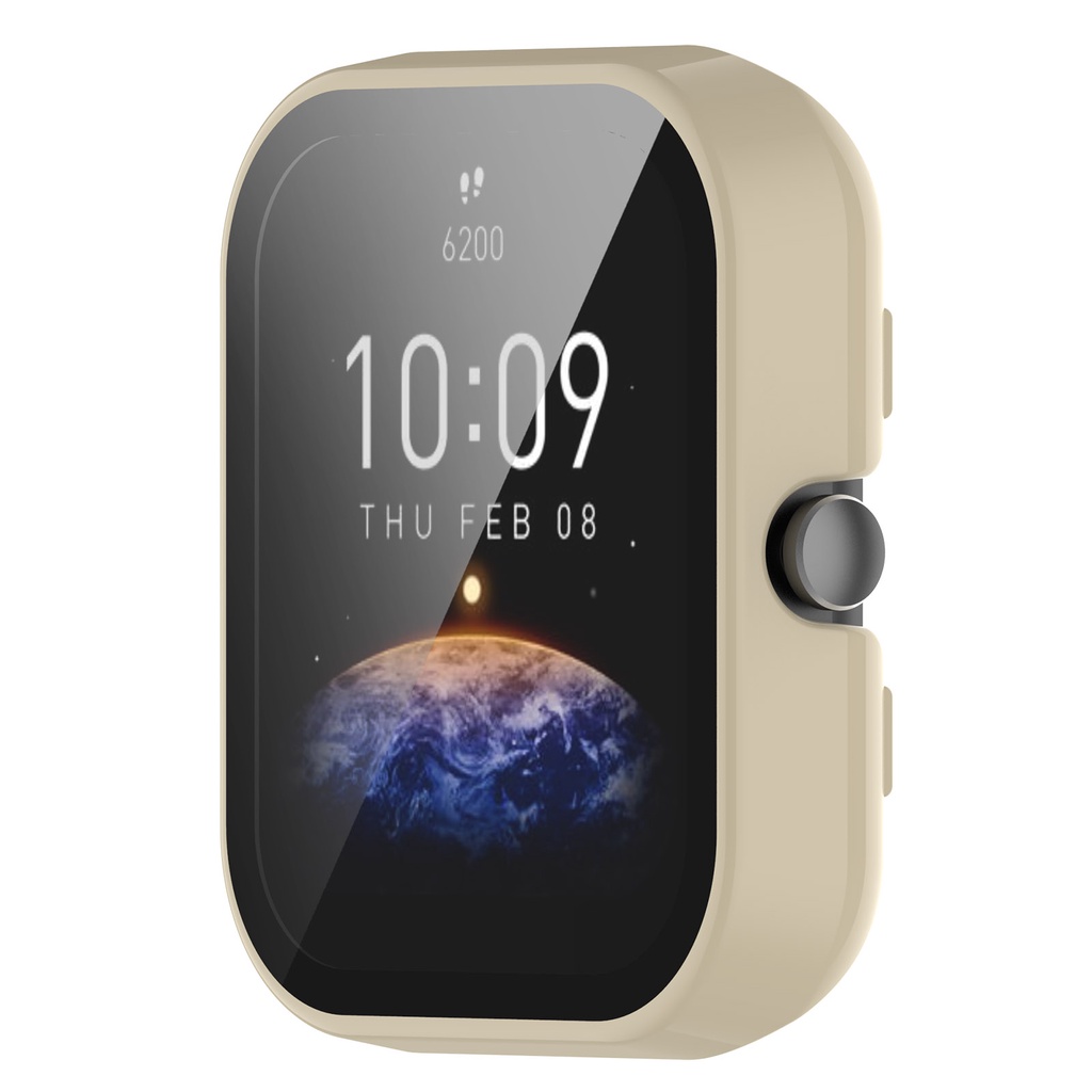 Vỏ PC + Kính Cường Lực Bảo Vệ Màn Hình Cho Huami Amazfit Bip 3 / 3 Pro