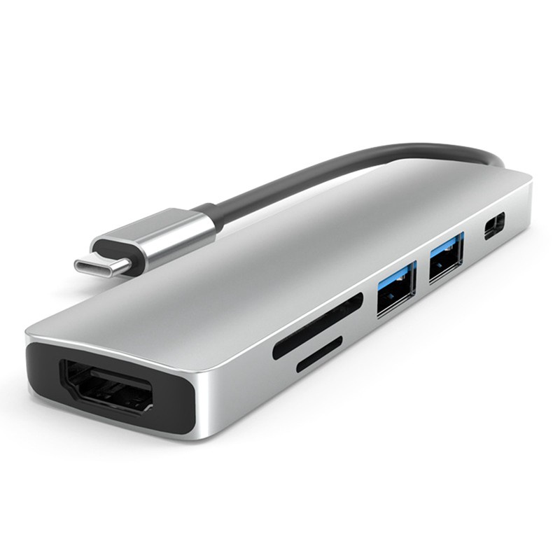 Type-C Docking Station USB C HUB HDMI-Compatible+USB3.0+PD USB Splitter for MacBook Laptop PC