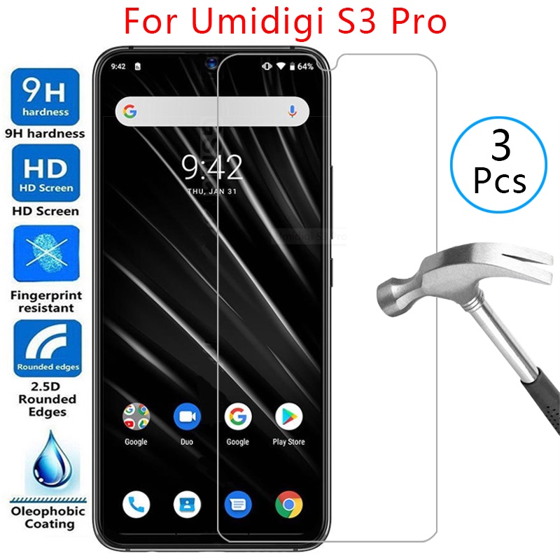 Ốp Điện Thoại Kính Cường Lực Bảo Vệ 360 Độ Cho Umidigi S3 Pro Umi Digi s 3 3s S3pro 3spro 6.3