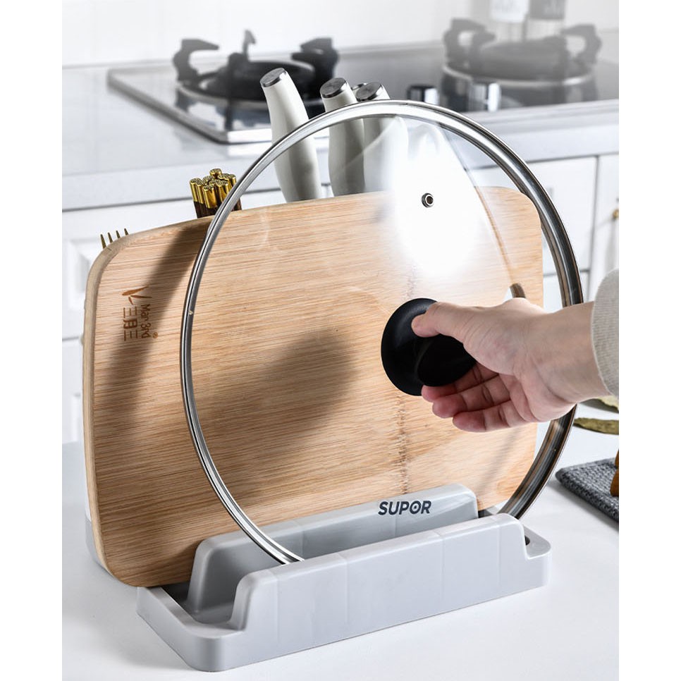 Giá hộp để dao thớt đũa đa năng chất liệu inox và nhựa
