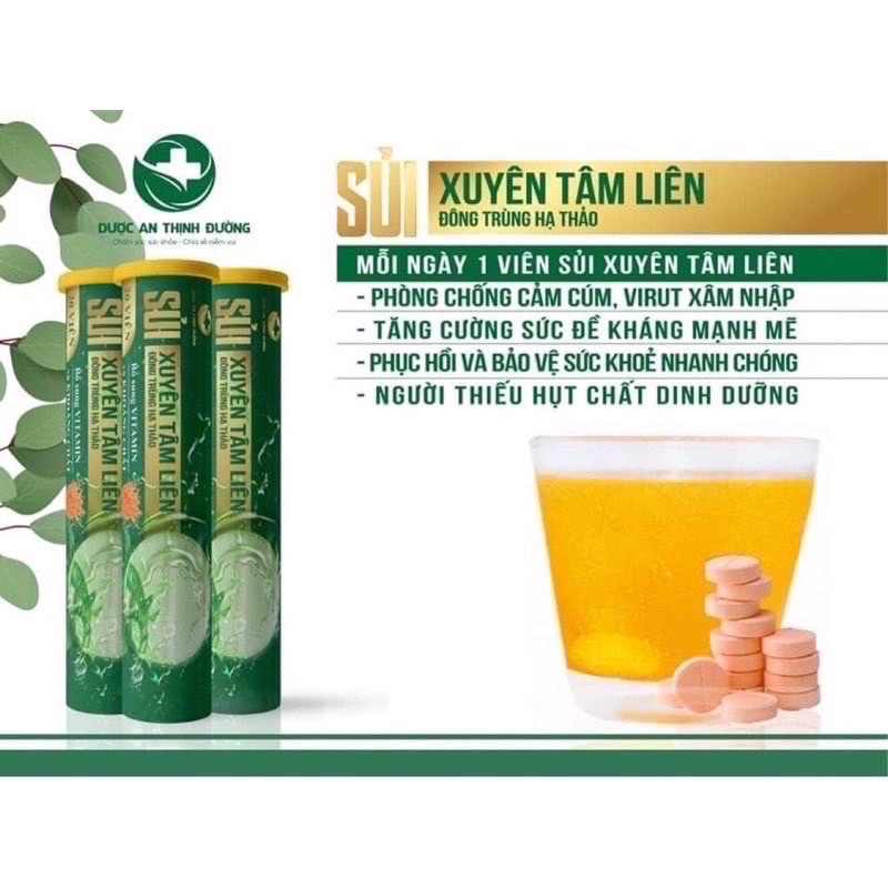 Viên sủi xuyên tâm liên hàng chuẩn thanh lý