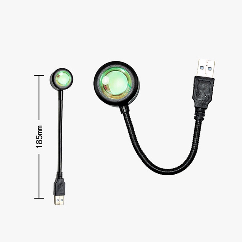 [Đèn hoàng hôn 7màu] Có decal chuyển đổi màu hoàng hôn, mặt trời, cầu vồng ảo diệu, chụp ảnh sống ảo, 𝗦𝗜𝗘̂𝗨 𝗛𝗢́𝗧 𝗧𝗜𝗞𝗧𝗢𝗞