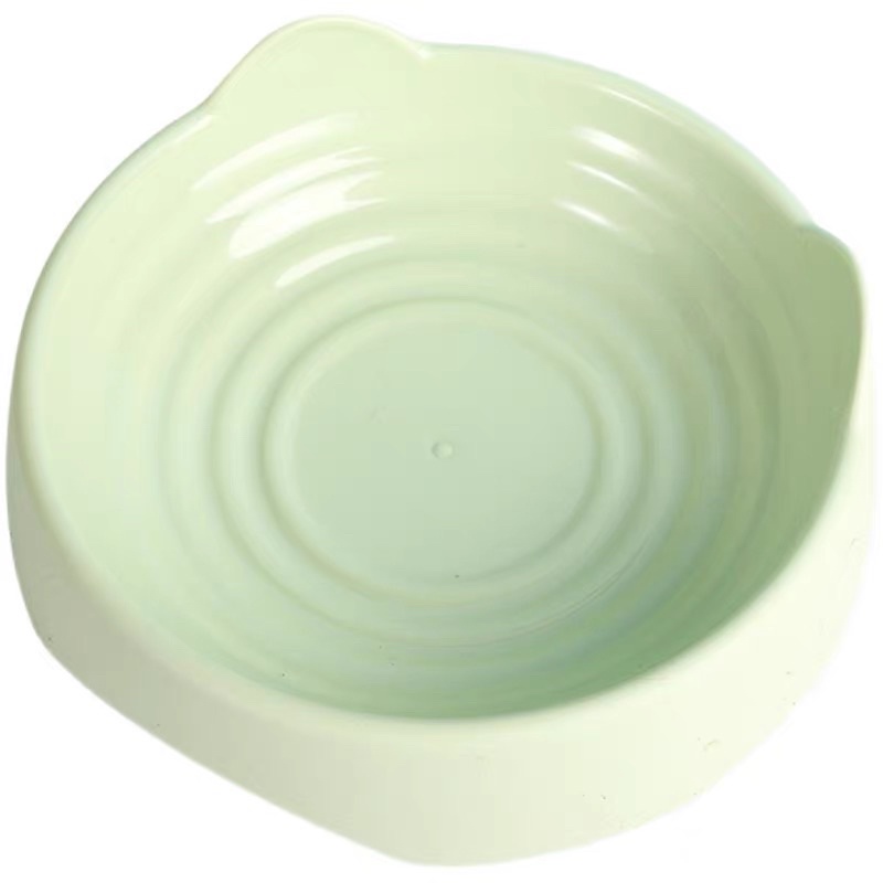 Bát ăn nhựa cho mèo hình tai mèo