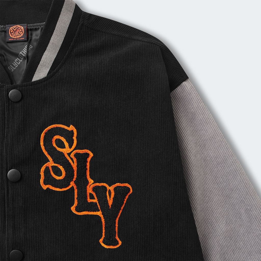 Áo Khoác SLY Varsity Coconut màu xám