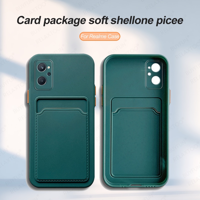Ốp Điện Thoại Silicon Mềm Siêu Mỏng Chống Sốc Có Ngăn Đựng Thẻ Cho Xiaomi Redmi Note 11 Pro 4G 5G Global 11S 10S Note 10 Pro Max 4G