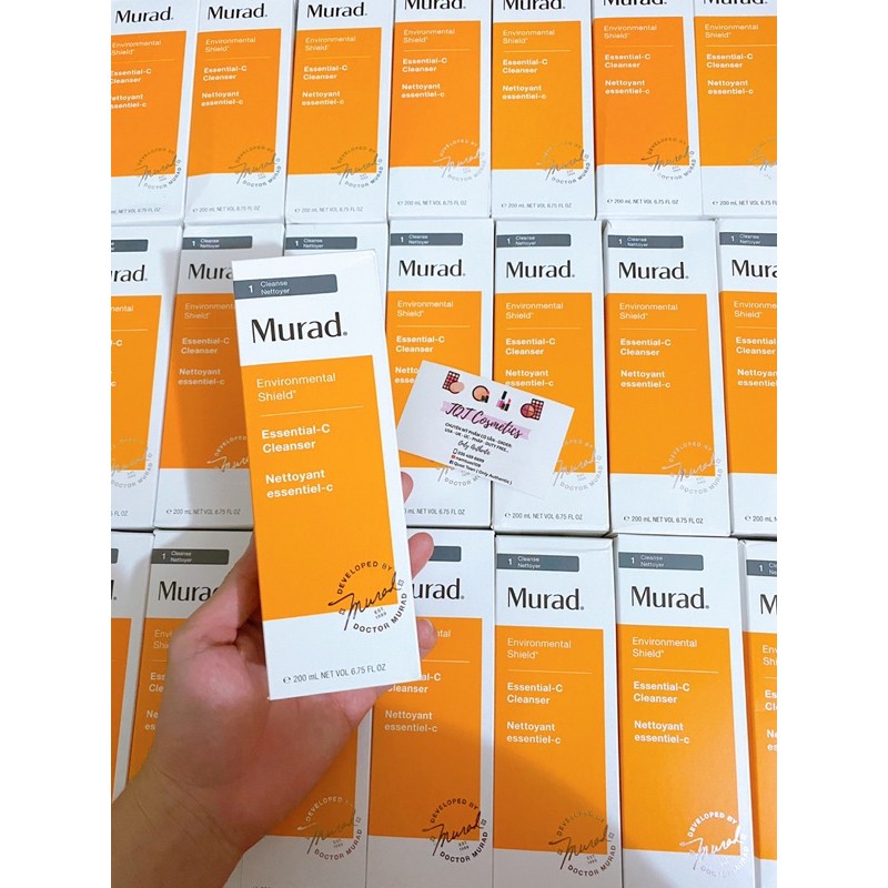 Sữa rửa mặt sáng da mờ thâm MURAD ESSENTIAL-C CLEANSER làm sạch - tinh khiết da nám và lão hóa do môi trường | BigBuy360 - bigbuy360.vn