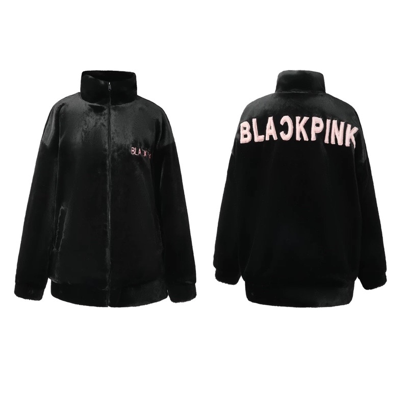 ÁO KHOÁC GIẢ LÔNG CHỒN BLACK PINK CHẤT SIÊU DÀY DẶN ẤM ÁP PHONG CÁCH STREETWEAR ULZZANG CHIC GIRL