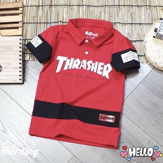 Áo thun có cổ cho bé trai