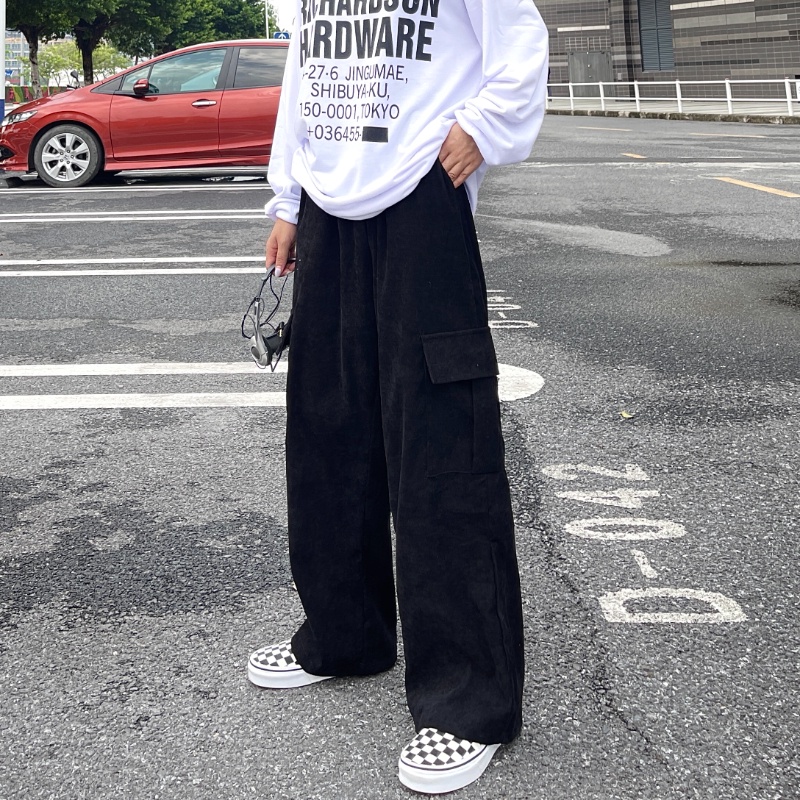 Quần Nhung Ống Rộng Size M-3Xl Thời Trang Cho Nam quần jean nam