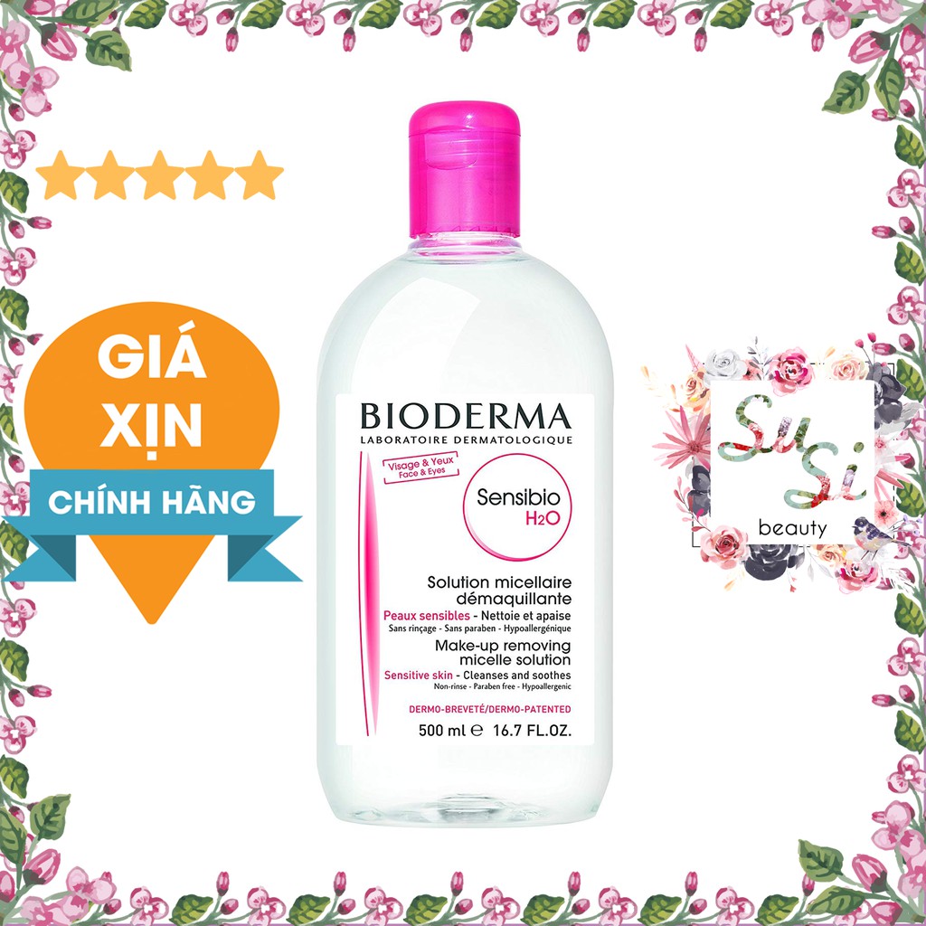 Nước Tẩy Trang Bioderma Sensibio Dành Cho Da Nhạy Cảm 500ml