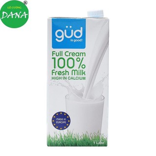 sữa tươi nguyên kem GUD 1L.che biến từ 100 sữa tươi