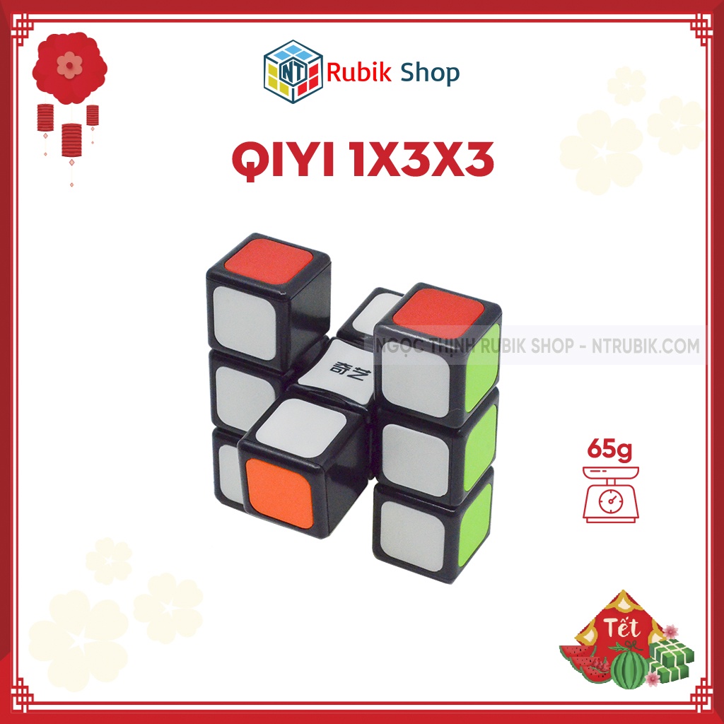 Rubik Biến Thể 1x3x3 QiYi màu đen (Black) - QIYI SUPER FLOPPY 1X3X3