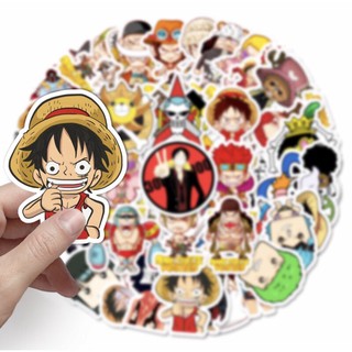 set 10 sticker One Piece không trùng hình