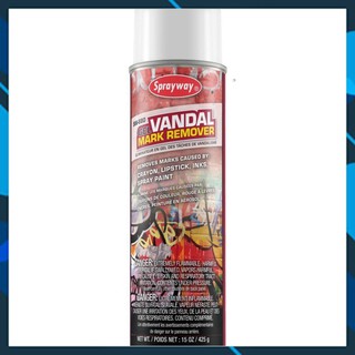 Chai xịt tẩy mực in, bút chì, son môi bám trên tường từ Mỹ Sprayway Gel Vandal Mark Remover 425g