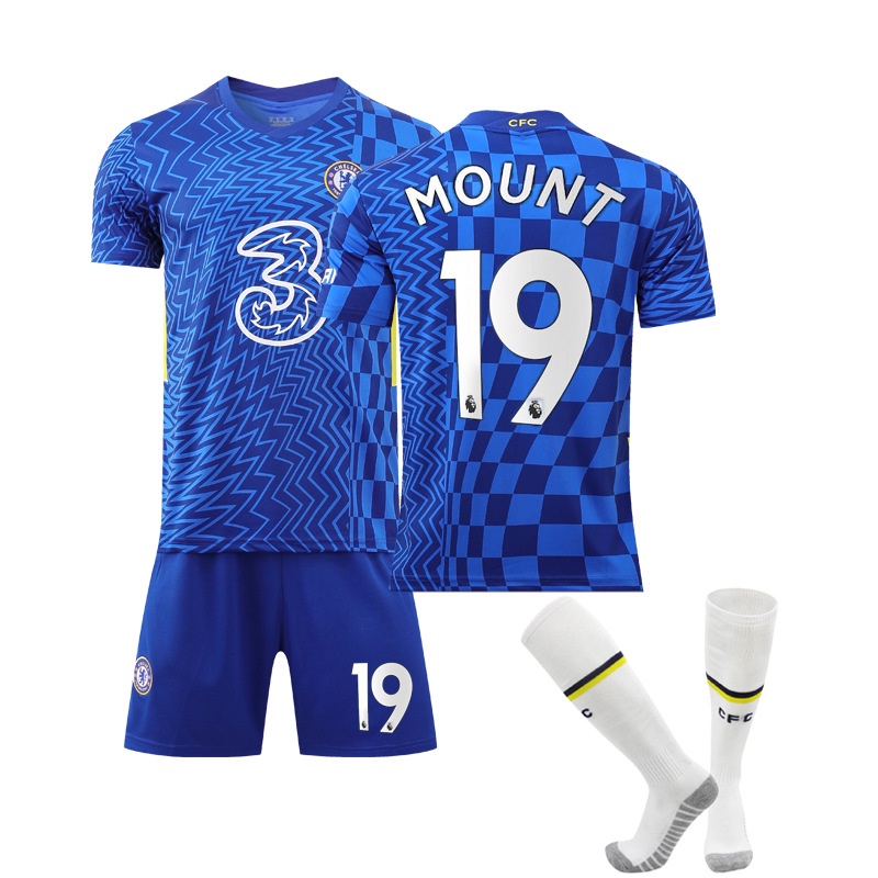 Bộ Áo Đấu Ronaldo mẫu mới 2021- Áo bóng đá Manchester United - vải lưới Polyester cao cấp phom 43-90kgVải Trẻ em bóng đá bóng người lớn bóng đá đội bóng đá bóng phù hợp với quần áo bóng đá chuẩn đấu thi Gai khách Polyester2122 Chelsea Jersey Dành Cho Ngườ