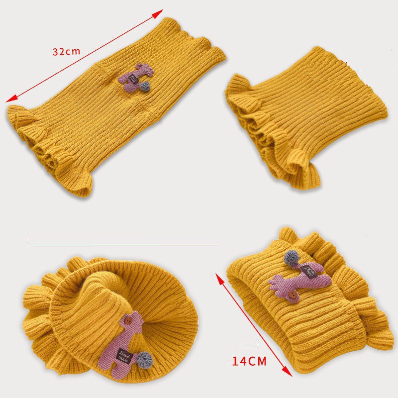 Khăn len ống cổ lọ choàng cổ giữ ấm cho bé 2 - 8 tuổi - Lado Shop
