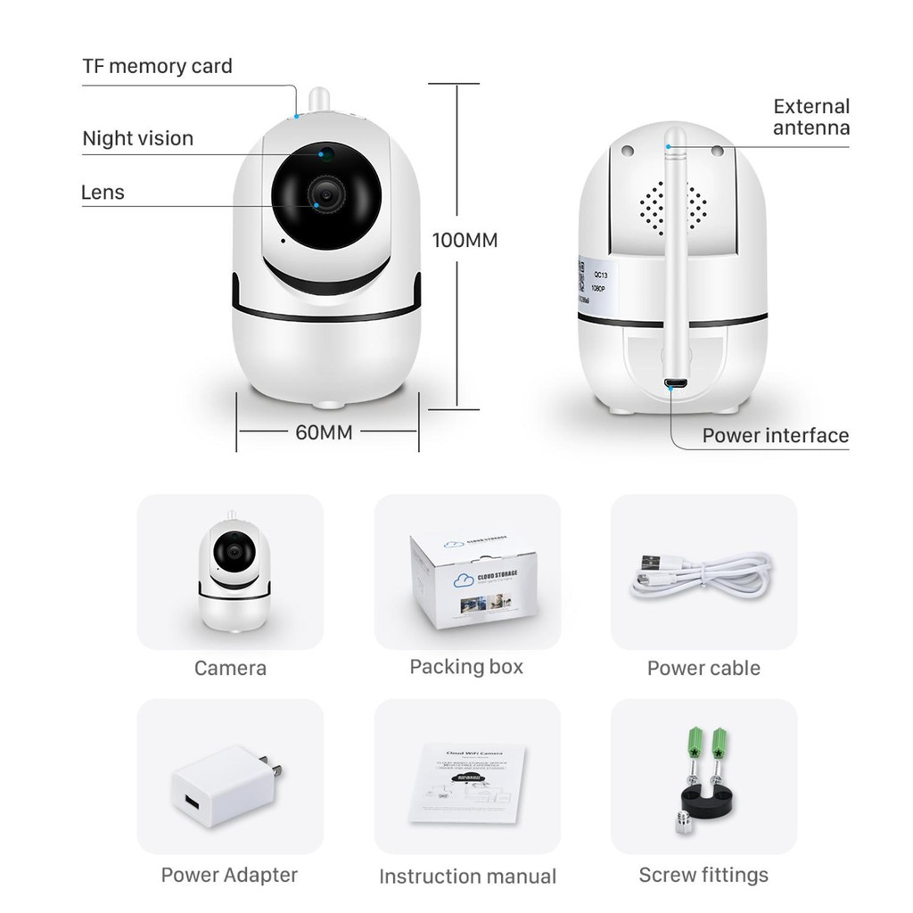 Camera An Ninh Cctv Wifi V380 Hình Bóng Đèn