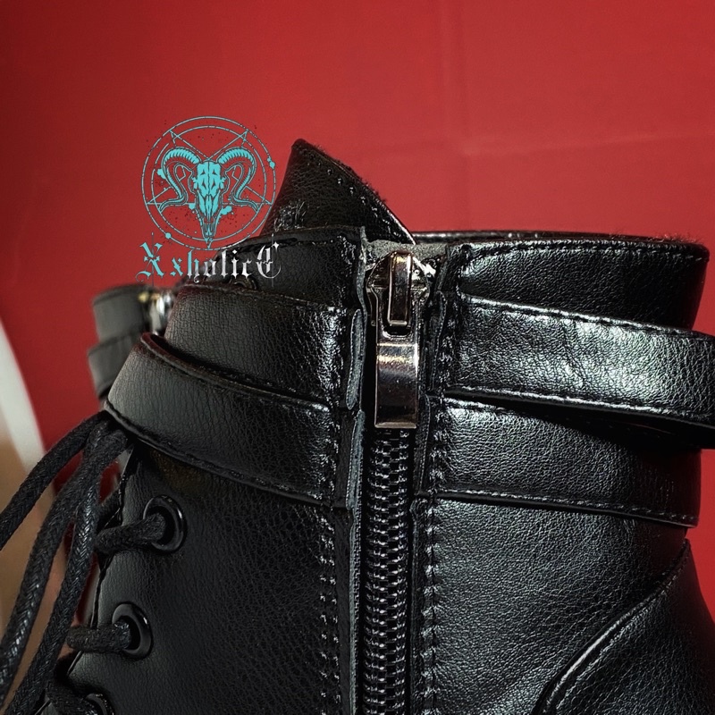 [ XxholicC ] [ ẢNH THẬT ] - boots platform đế to egirl-punk-goth | BigBuy360 - bigbuy360.vn