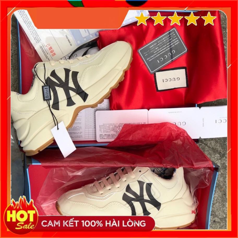 {🆂🅰🅻🅴 🅻Ớ🅽 12.12} Giày chunky Gucci NY box xanh hàng siêu cao cấp, giày Italy 𝐆𝐮𝐜𝐜𝐢 freeship