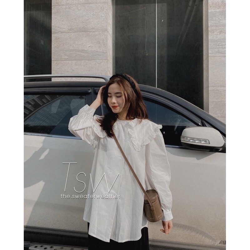 Áo Sơ mi cổ thuyền dáng rộng hot-kèm video ảnh thật sản phẩm | BigBuy360 - bigbuy360.vn