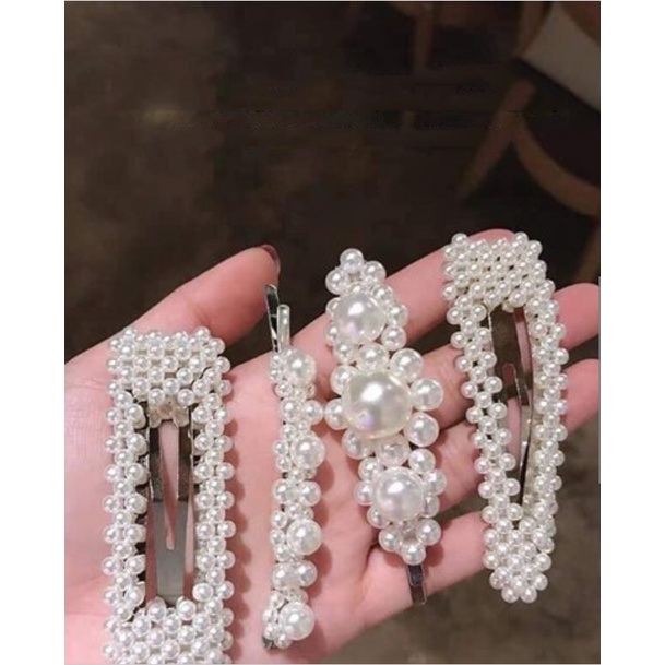 Kẹp Tóc Hàn Quốc Đính Hột Đính Đá Cho Cô Nàng Quý Phái - Kẹp Tóc Nữ  Sang Trọng Nhiều Mẫu Mã