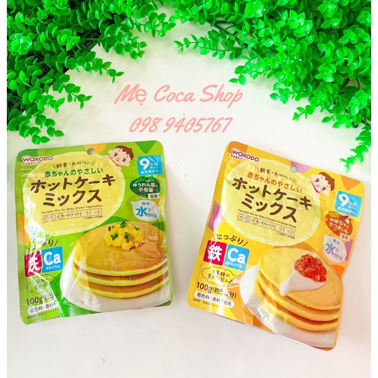 Bột làm bánh Pancake Wakodo cho bé DATE 12/2023