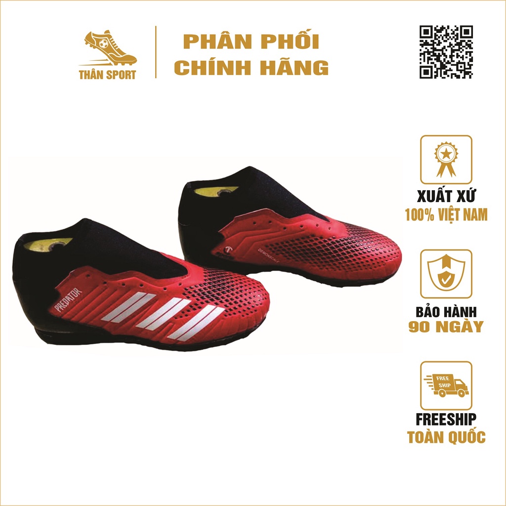 Giày đá bóng nam Predator 20 màu đỏ sân cỏ nhân tạo - Full size 38 - 43