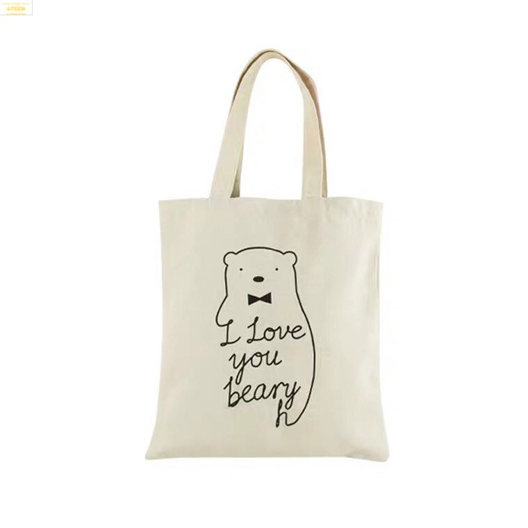 Túi Tote I Love Beary TT27 Xinh Xắn Cho Nàng 4T