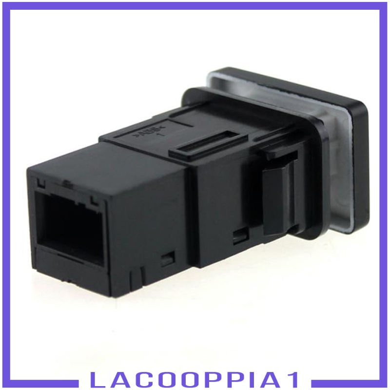 [Lacooppia1] Công Tắc Nút Nhấn 4 Cực Đèn LED Xanh Dương Với Họa Tiết Quạt Cho Toyota Camry