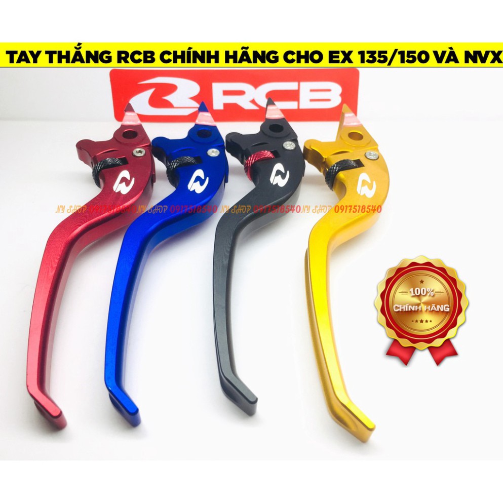 Tay thắng RCB  cho SH Việt ,EX 135,EX 150, SH, NVX, WINNER, WINNER X ,MSX, AIRBLADE, VISION (FULL BOX CHÍNH HÃNG RCB)
