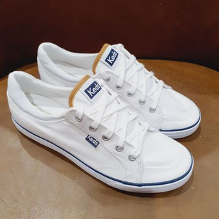 Giày K.e.d.s trắng kem đế viền đen ( hình thật sz37.5, 39)