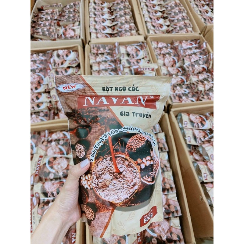 bột ngũ cốc Navan gia truyền bịch 800gr