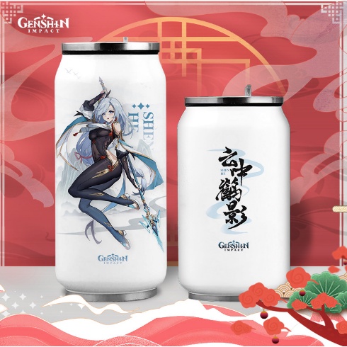 Bình nước giữ nhiệt Genshin Impact 500ml