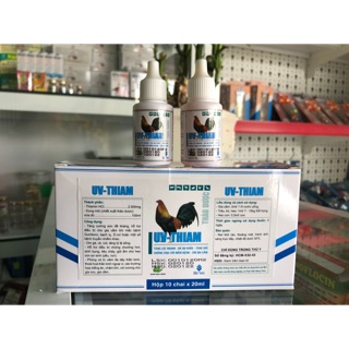 1 hộp 10 lọ uv thiam 20ml tăng lực tăng bo cho gà
