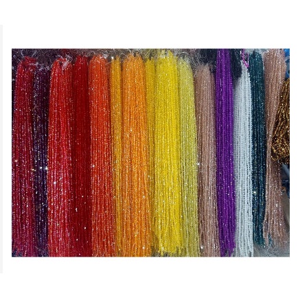 Túi 30 hạt đá pha lê chóp nón (hình thoi) 4mm lấp lánh làm đồ trang sức