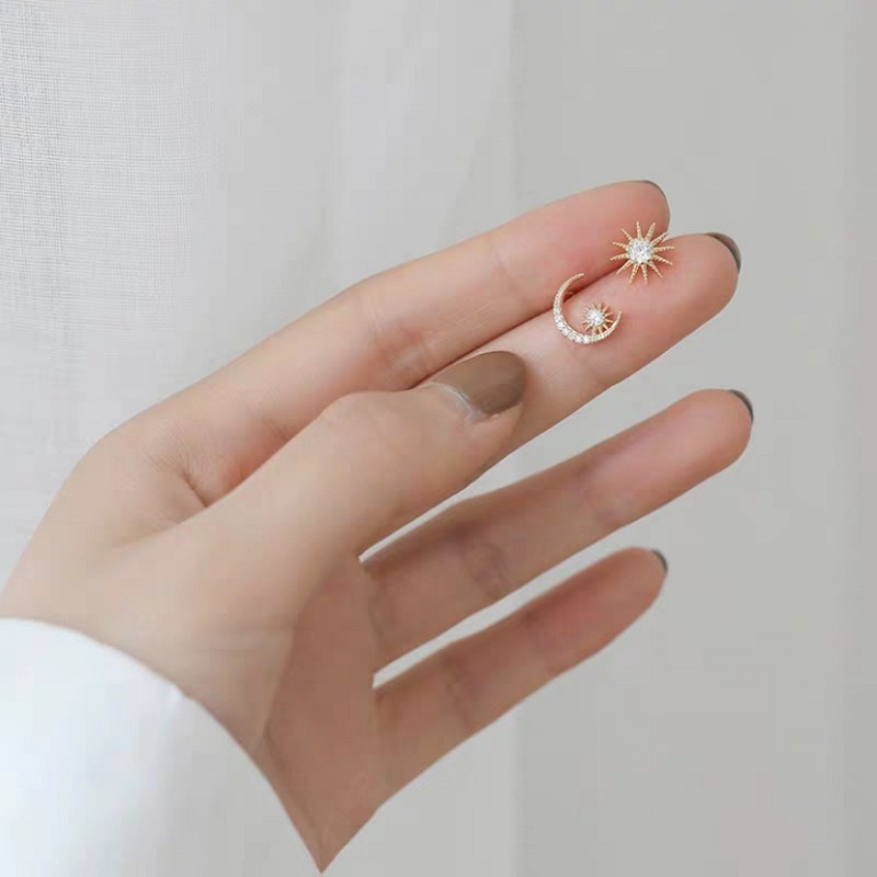Bông tai nữ Hàn Quốc nhỏ gọn cá tính thời trang giá rẻ