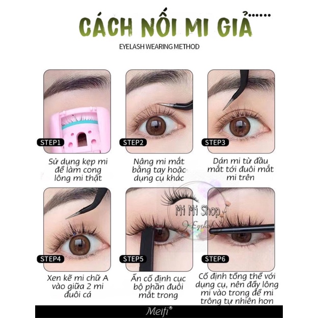 Lông mi giả các loại siêu mềm mại tự nhiên, chất lượng cao cấp