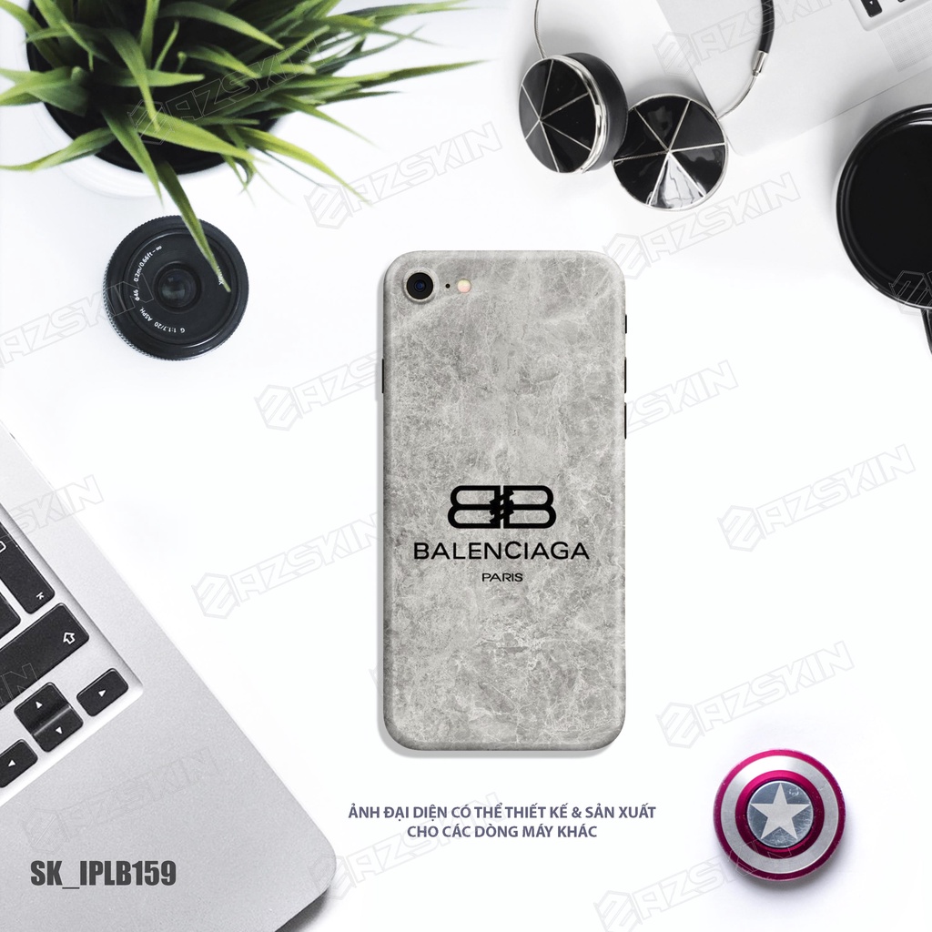 Miếng Dán Skin Hình Balenciaga IP X/11/12/13/14 Pro Max |SK_IPLB159| Chất Liệu Cao Cấp, Chống Nước, Dán Full Lưng Viền