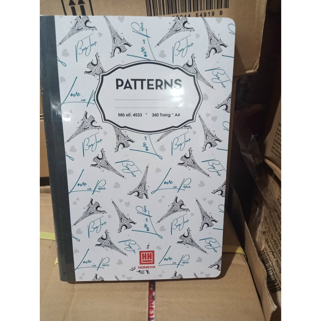 Sổ A4 Hồng Hà PATTERNS 200tr/260tr/300tr/360tr